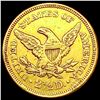 Image 2 : 1851 $2.50 Gold Quarter Eagle CLOSELY UNCIRCULATED