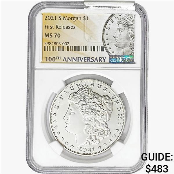 2021-S Morgan Silver Dollar NGC MS70