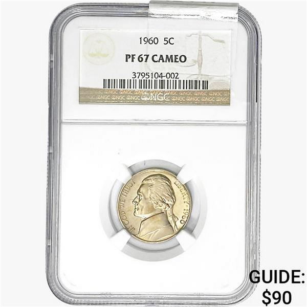 1960 Jefferson Nickel NGC PF67