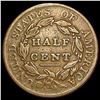Image 2 : 1809 Classic Head Half Cent NICELY CIRCULATED