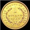 Image 2 : 1851 Rare Gold Dollar UNCIRCULATED