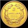 Image 2 : 1854 $3 Gold Piece CLOSELY UNCIRCULATED