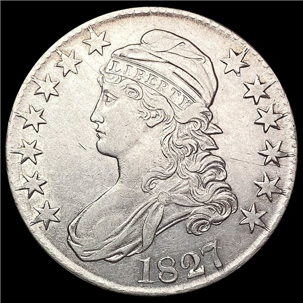 1827 Capped Bust Half Dollar NEARLY UNCIRCULATED