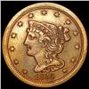 Image 1 : 1855 Braided Hair Half Cent CLOSELY UNCIRCULATED
