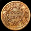 Image 2 : 1855 Braided Hair Half Cent CLOSELY UNCIRCULATED