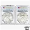 Image 1 : [2] 2016 Silver Eagle PCGS MS70