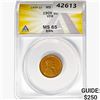 Image 1 : 1909 Wheat Cent ANACS MS65 VDB BRN