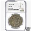 Image 1 : 1881-CC Morgan Silver Dollar NGC VG10