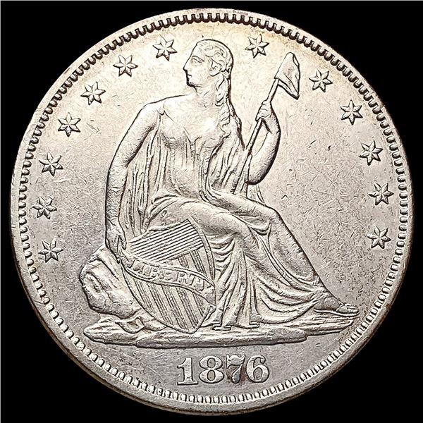 1876 Seated Liberty Half Dollar UNCIRCULATED