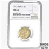 Image 1 : 1913 Buffalo Nickel NGC MS64 Type 1