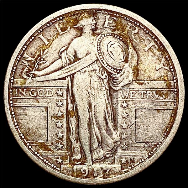 1917 Standing Liberty Quarter LIGHTLY CIRCULATED