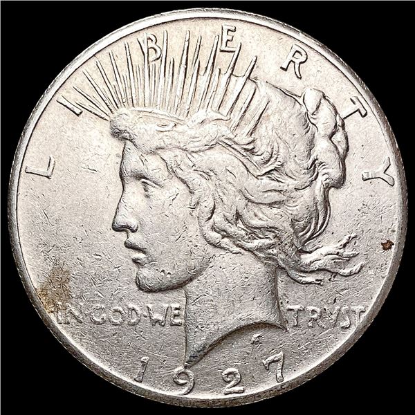 1927 Silver Peace Dollar CLOSELY UNCIRCULATED