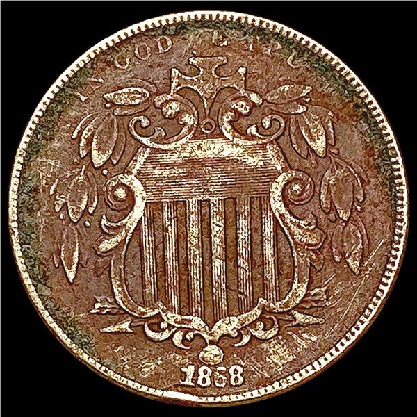 1868 Shield Nickel LIGHTLY CIRCULATED