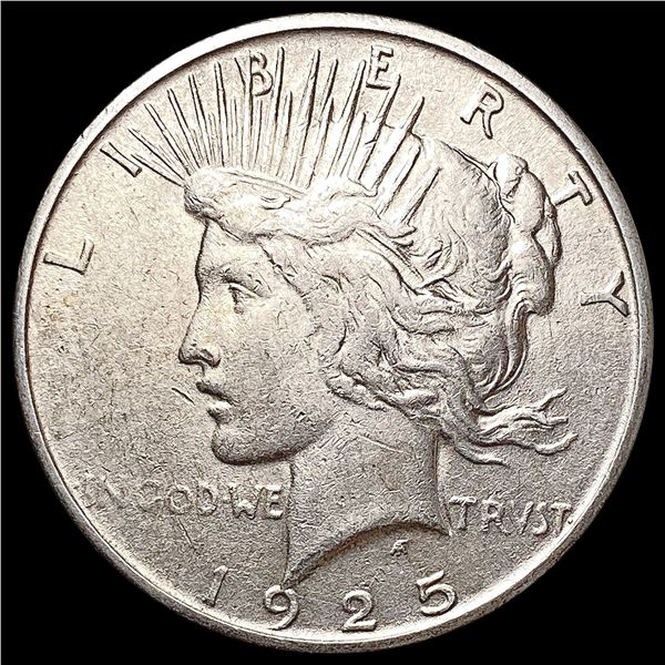 1925-S Silver Peace Dollar CLOSELY UNCIRCULATED