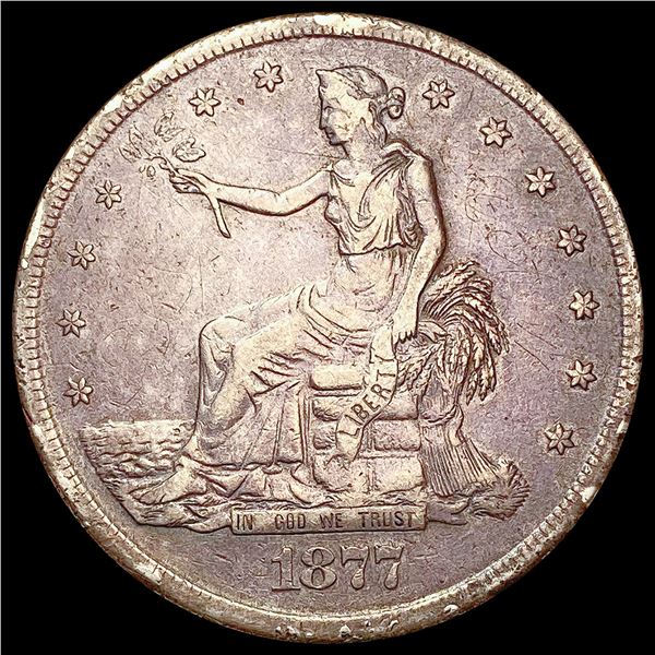 1877-S Silver Trade Dollar NEARLY UNCIRCULATED