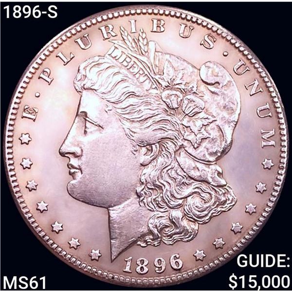 1896-S Morgan Silver Dollar UNCIRCULATED