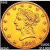Image 1 : 1843 $10 Gold Eagle UNCIRCULATED