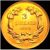 Image 2 : 1862 $3 Gold Piece UNCIRCULATED