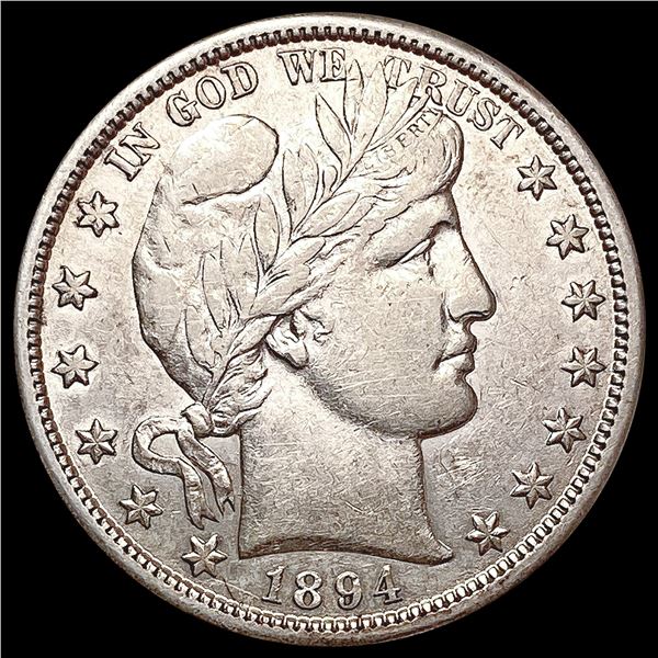 1894-S Barber Half Dollar CLOSELY UNCIRCULATED