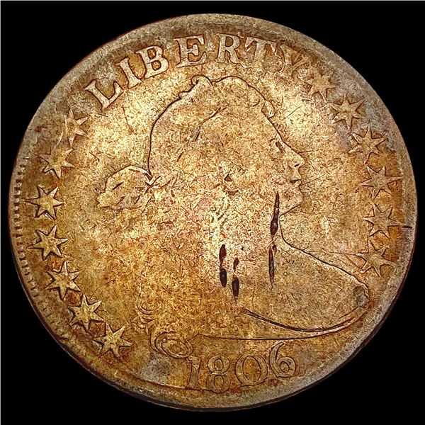 1806 Draped Bust Half Dollar NICELY CIRCULATED