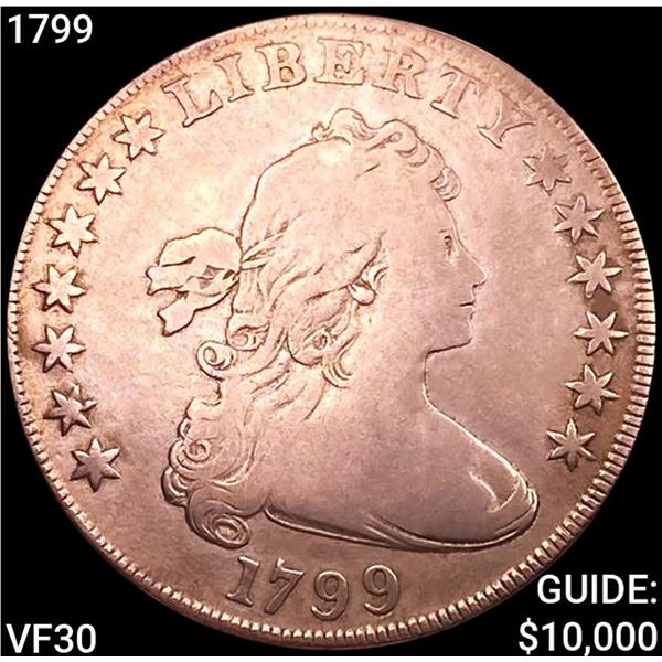 1799 Draped Bust Dollar LIGHTLY CIRCULATED