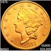 Image 1 : 1875 $20 Gold Double Eagle CHOICE BU