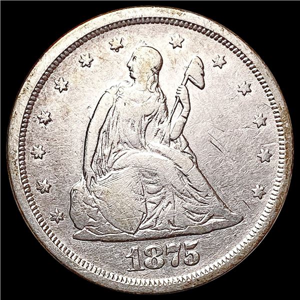 1875-S Twenty Cent Piece CLOSELY UNCIRCULATED