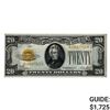 Image 1 : 1928 $20 GOLD CERTIFICATE UNCIRCULATED