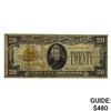 Image 1 : 1928 $20 GOLD CERTIFICATE NOTEÂ