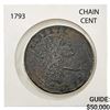 Image 1 : 1793 Chain Cent America Lightly Circulated