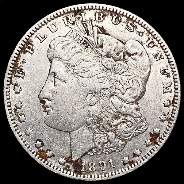 1891-O Morgan Silver Dollar CLOSELY UNCIRCULATED