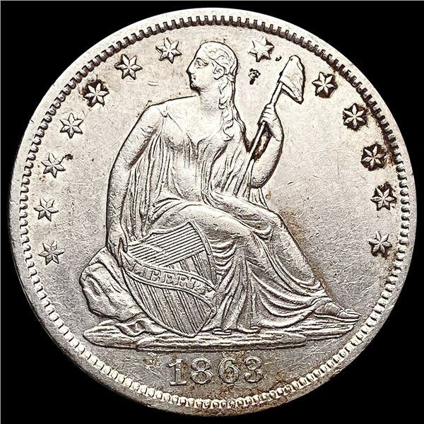 1863-S Seated Liberty Half Dollar UNCIRCULATED