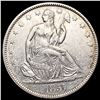 Image 1 : 1857 Seated Liberty Half Dollar CLOSELY UNCIRCULAT
