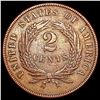 Image 2 : 1869 Two Cent Piece CLOSELY UNCIRCULATED