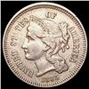 Image 1 : 1865 Nickel Three Cent CLOSELY UNCIRCULATED