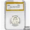 Image 1 : 1942 Washington Silver Quarter PGA PR67 DCAM