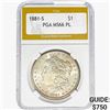 Image 1 : 1881-S Morgan Silver Dollar PGA MS66 PL