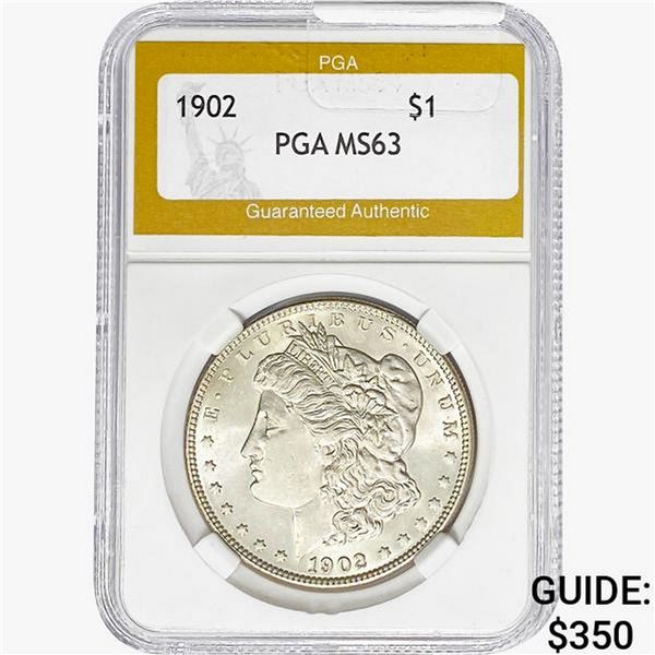1902 Morgan Silver Dollar PGA MS63