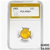 Image 1 : 1903 $2.50 Gold Quarter Eagle PGA MS65+
