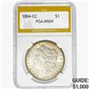 Image 1 : 1884-CC Morgan Silver Dollar PGA MS64