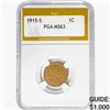 Image 1 : 1915-S Wheat Cent PGA MS63