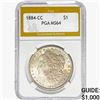 Image 1 : 1884-CC Morgan Silver Dollar PGA MS64