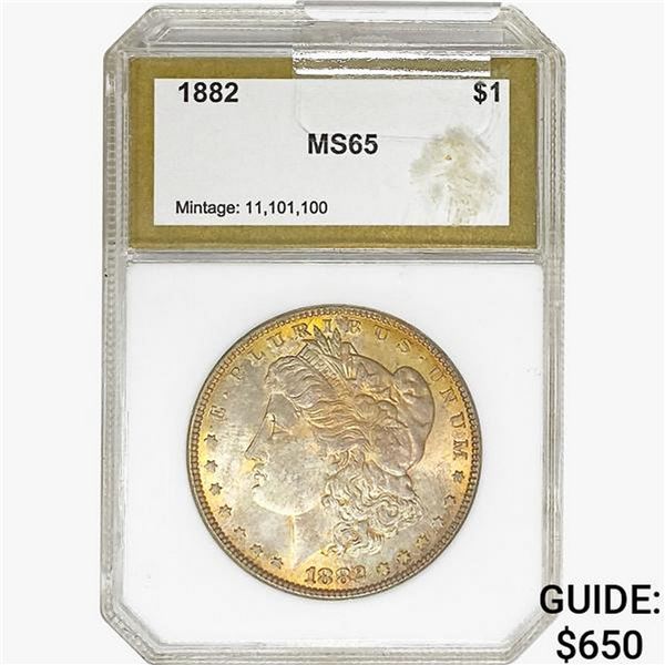1882 Morgan Silver Dollar PCI MS65