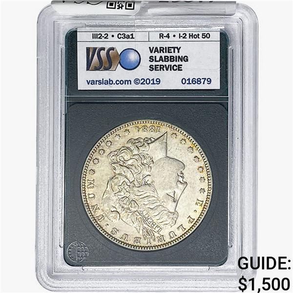 1884 Morgan Silver Dollar VSS  VAM 2A