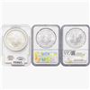 Image 2 : [3] 2007-2016 Silver Eagle NAC/NGC MS69/70