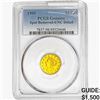 Image 1 : 1905 $2.50 Gold Quarter Eagle PCGS GenuineUNC Det.