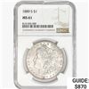 Image 1 : 1889-S Morgan Silver Dollar NGC MS61