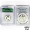 Image 1 : [2] 1 25C, 1 50C ICG,PCGS  1955-2002