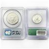 Image 2 : [2] 1 25C, 1 50C ICG,PCGS  1955-2002