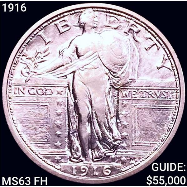 1916 Standing Liberty Quarter CHOICE BU FH